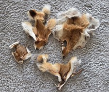 Fuchs Gesicht Echtfell Fell