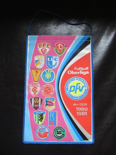 Wimpel ddr fussball oberliga - wimpel,