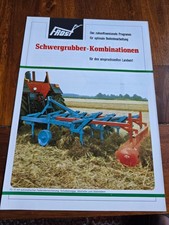 GERHARD FROST Schwergrubber Traktor Schlepper Prospekt Brochure d