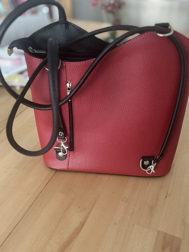 Lederhandtasche rucksack - lederhandtasche/rucksack, in