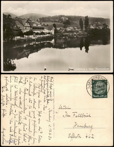 Ansichtskarte ilsenburg - ansichtskarte,