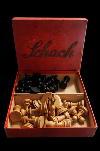Vintage schachspiel klee - schachspiel,