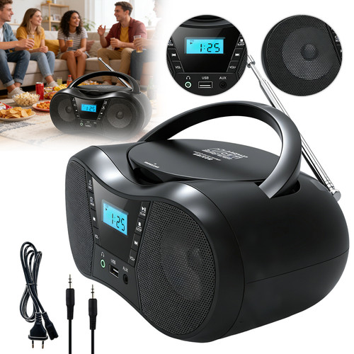 Boombox player tragbar mit - player,