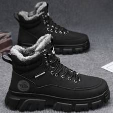 Herren Winterstiefel Boots Stiefeletten Gefüttert Winterschuhe Herrenschuhe Neu