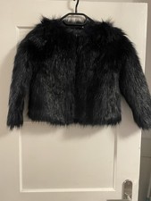 H&M Mädchen Kunstfelljacke Gr