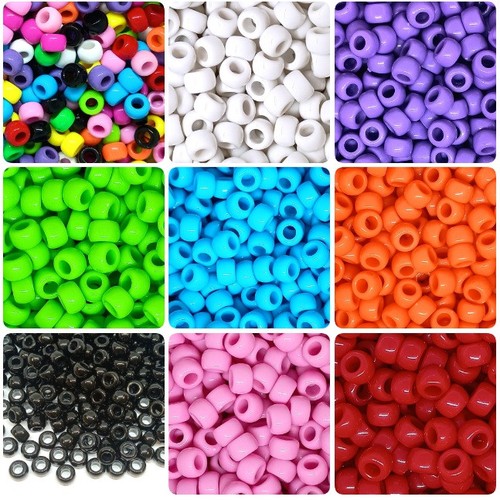 Acryl ponyperlen blickdicht - acryl, ponyperlen,