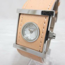 PEQUIGNET Pequinet Cameleone Uhr Quadratisch Silber Weißes Zifferblatt...