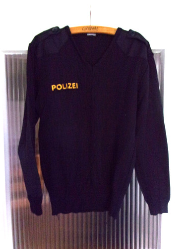 Pullover polizei inaktuell - v-pullover,