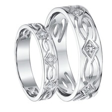 Er & Sie Diamant Ringe 9ct