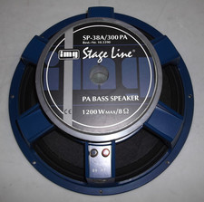 SP-38/300PA - 38cm  (15")  PA-Basslautsprecher,  1200W MAX   Mehrere vorhanden.