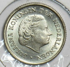 Netherlands 1970 1/10 Gulden