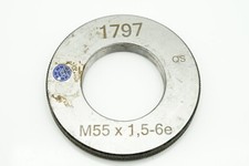 Gewinde Ausschusslehrring M55x1,5 6e Gewindelehre mit Feingewinde rechts