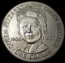 Isle of Man One Crown 1980