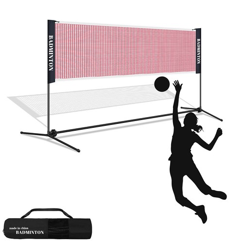 Badminton netz mit ständern - badminton,