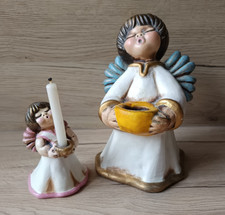 2 Schöne alte Bozner Engel Thun 18cm / 10cm