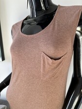 American Vintage Tunika M 38 Kleid Dress Longshirt rosé braun Top Longtop