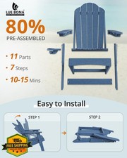 Lue Bona Folding Adirondack