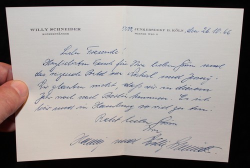 Willy schneider kammersänger - willy, schneider,kammersänger