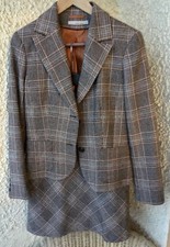 Damen Kostüm Blazer + Rock More & More Gr.38 Kariert Buisiness Neuwertig Top