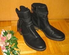RIEKER + Gr. 40,5/41 + trendige Winter Boots Halbstiefel Stiefelette + Kunstfell