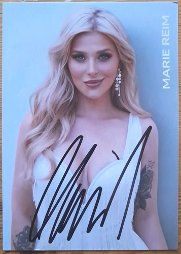 Marie reim orig autogramm - marie,