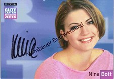 Original Autogramm Nina Bott /// Autogramm Autograph signiert signed signee Bott