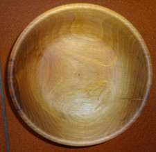 Holzschale handgedrechselt