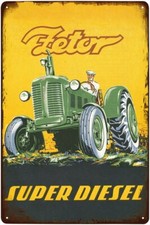 Metal sign - Zetor Super
