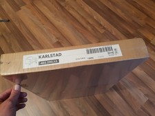 IKEA KARLSTAD - ERSATZ BEZUG FÜR SESSEL - BLADAKER BLAU/BEIGE + NEU OVP 40229053