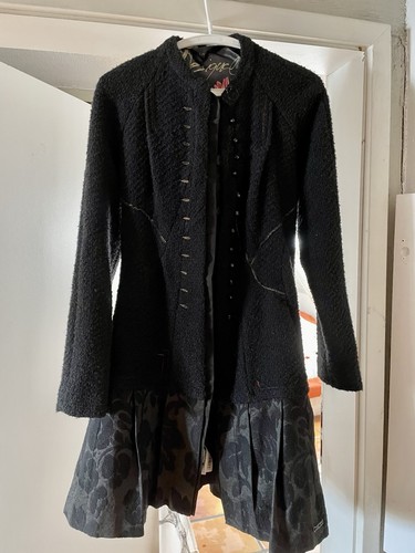 Desigual damen mantel schwarz - damen,