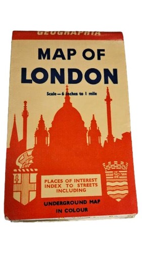 Geographia london landkarte - geographia,