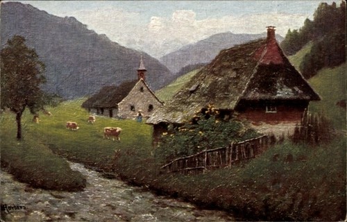Künstler harbers - ak,