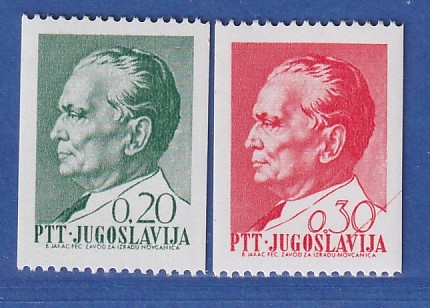 Jugoslawien 1968 freimarken - 1968,
