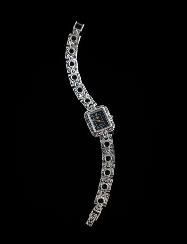 Art déco silberuhr - déco, 925