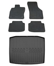 Gummi Fußmatten Kofferraumwanne für Skoda Octavia 4 Kombi ab 2020- Gummimatten