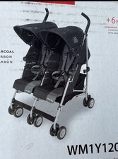 Maclaren Twin Triumph Zwillingsbuggy schwarz / Charcoal