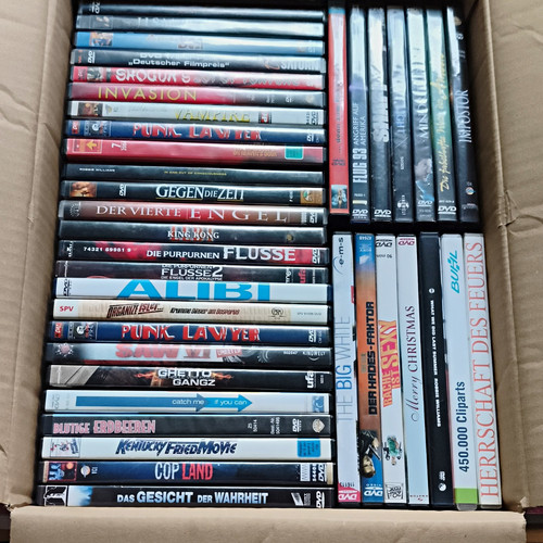 Stück dvd konvolut - 40,