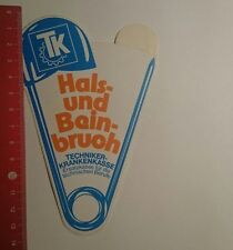 Aufkleber/Sticker: Techniker Krankenkasse Hals und Beinbruch (19121694)