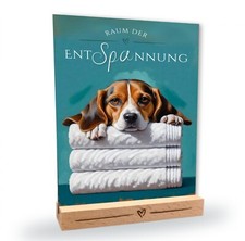 Hundeschild Beagle Entspannung