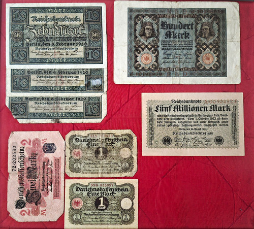 Lot deutsches papiergeld - deutsches,