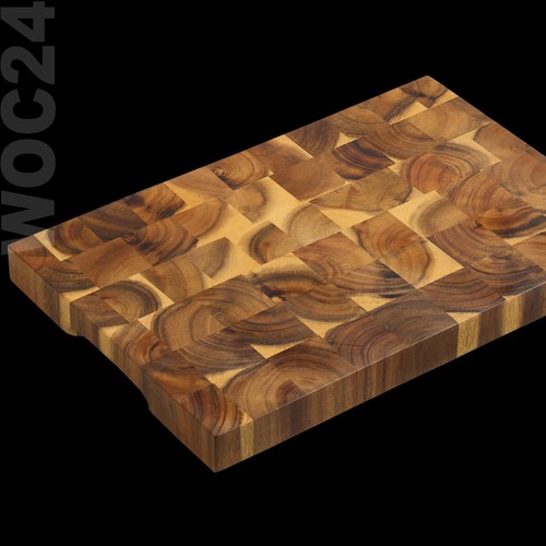 Akazie hackblock 36x24 - akazie,