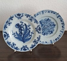 Antiker Delft Wandteller – handbemalt – 18./19. Jh. – Blaumalerei 
