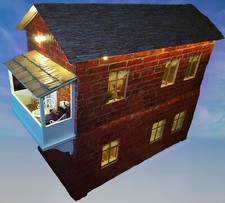 Puppenhaus antik von 1908, Unikat, Schreinerarbeit, liebevollrestauriert