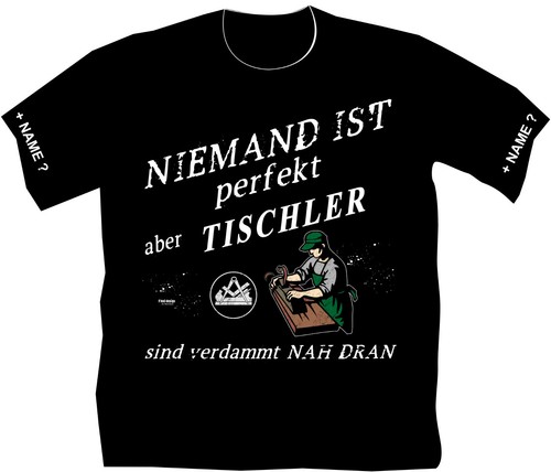 Shirt holzbau tischler - holzbau,