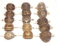 Holz Birkenrinde Haarspange Haarschmuck Haarklemme Schnalle Ökoprodukt Handmade
