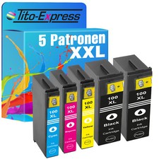 5 Patronen XXL für Lexmark 100 XL Prevail S301 S302 S305 S308 S402 S405 S408