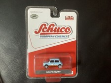 1:64 Schuco Mijo European Classics 452024200 Mini Cooper, blau, limitiert S2