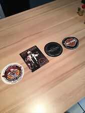 4 Runde Harley-Davidson Aufkleber Sticker Californien , South Afrika, Germany