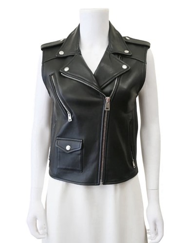 Maje paris biker lederjacke - biker,
