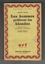 Anita Loos Die Herren Lieber Die Blonden Eo 1928